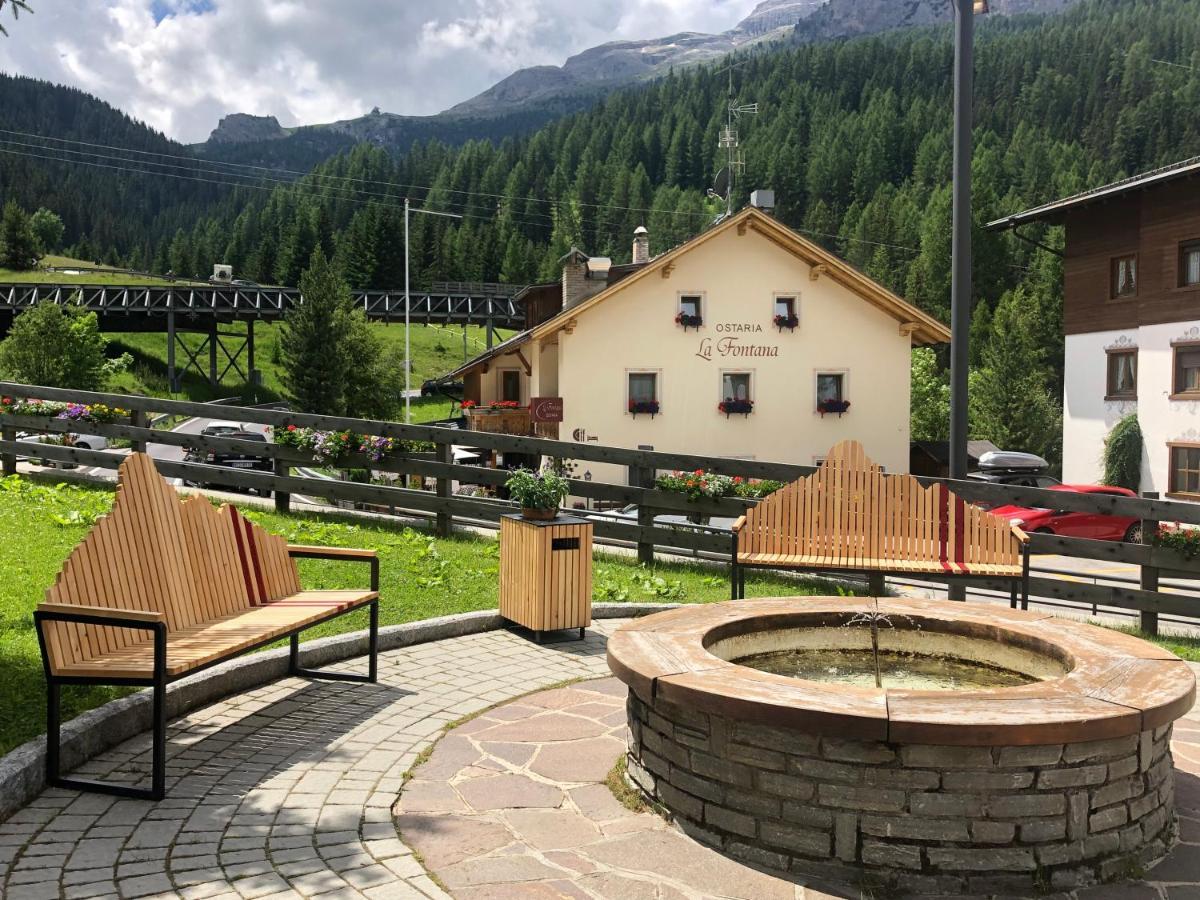 Hotel Ostaria La Fontana Corvara In Badia Exterior foto