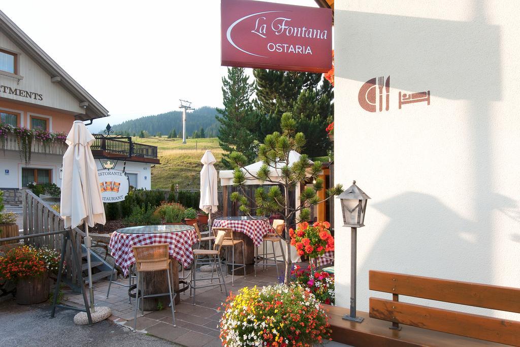 Hotel Ostaria La Fontana Corvara In Badia Exterior foto
