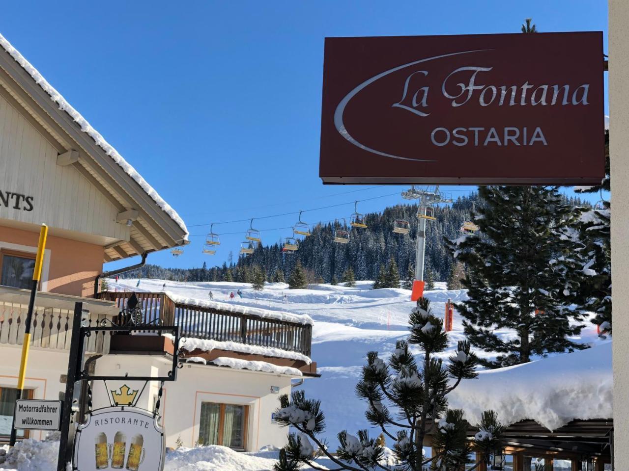 Hotel Ostaria La Fontana Corvara In Badia Exterior foto
