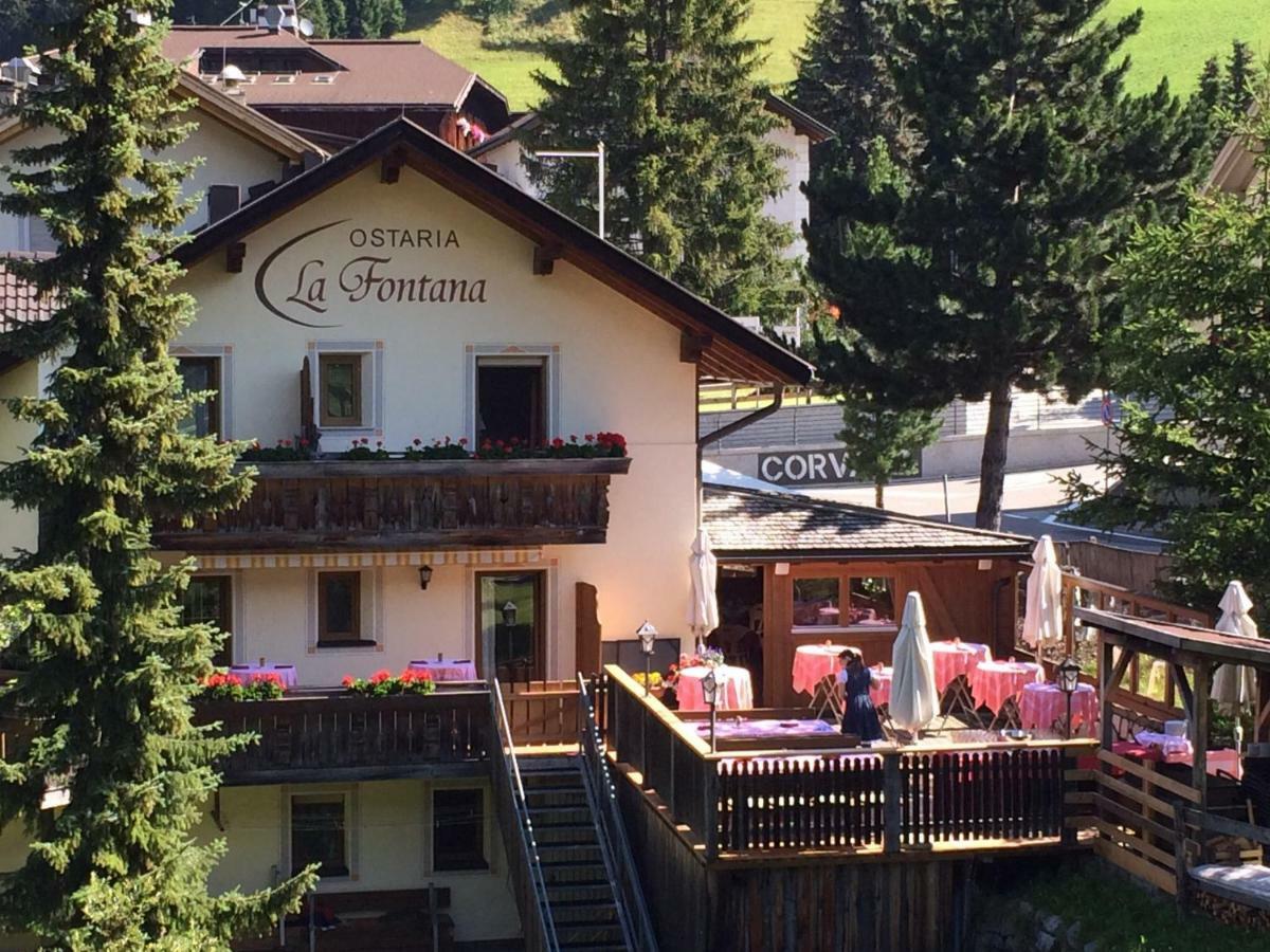 Hotel Ostaria La Fontana Corvara In Badia Exterior foto